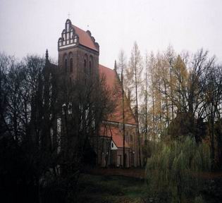 Das 14. Jahrhundert gotische Kirche in Iława (Deutsch-Eylau)
