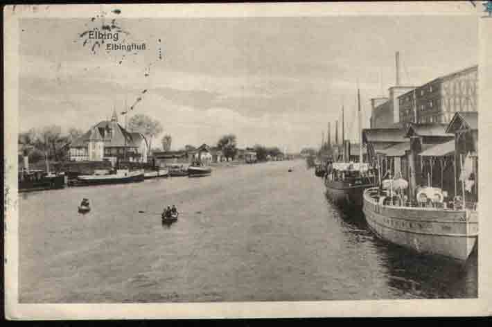 Elblag - Elblag River 1917