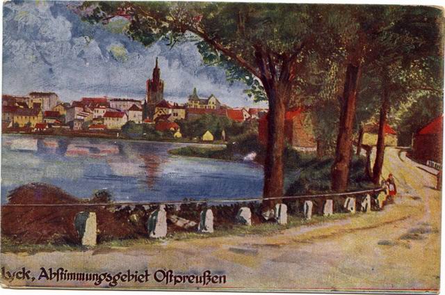 Lyck - Abstimmungsgebiet Ostpreuen ca. 1920