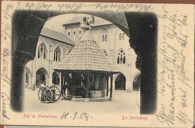 Marienburg - Hof im Hochschloss 1904