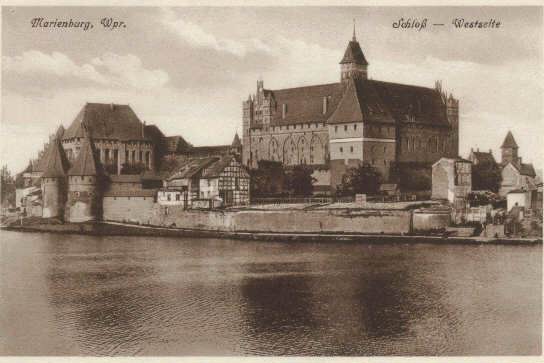 Malbork - Castle - west side