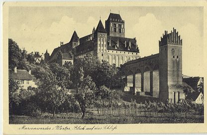 Kwidzyn - View on the castle 1942