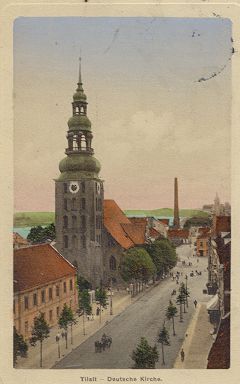 Tilsit - Deutsche Kirche 1912